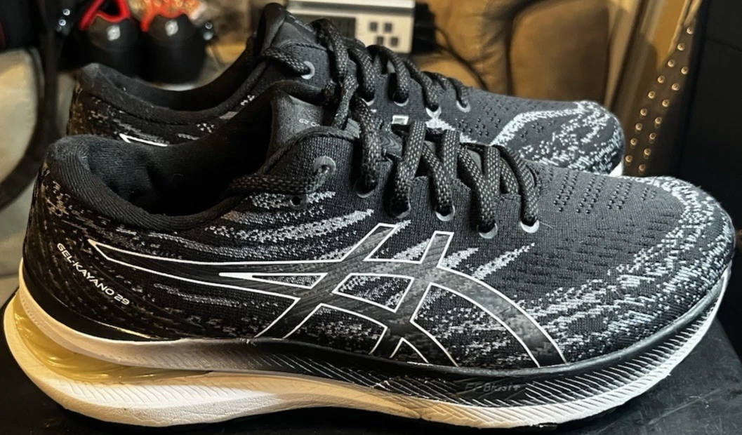 Asics Gel Kayano 29 Black Running Athletic Shoes Men's Size 9.5 Xtra Wide