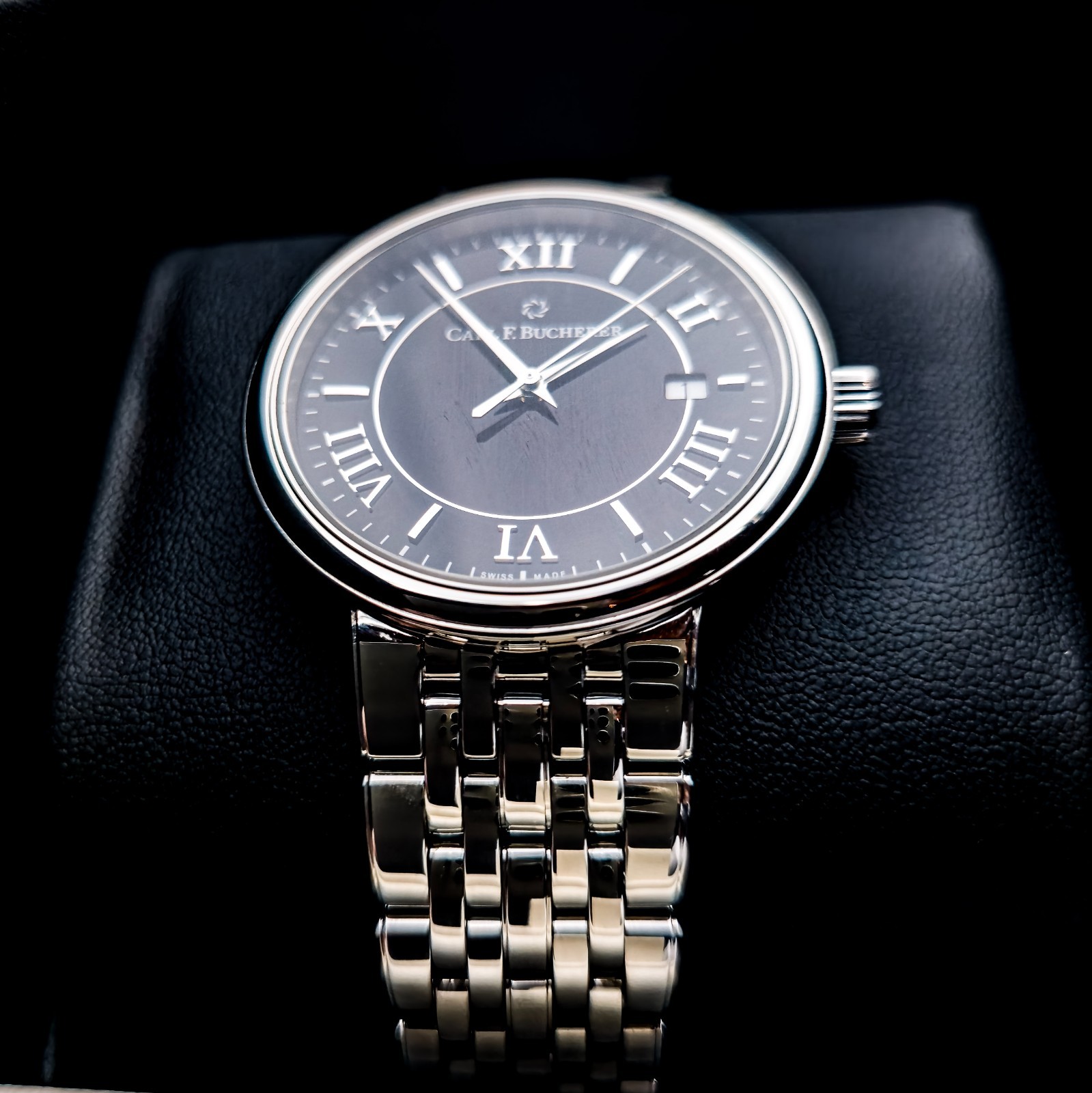 Carl F. Bucherer Adamavi Automatic Black Dial Watch Full Set 00.10314.08.35.21 image 2