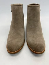 Sofft  Size 8.5 Taupe Side Zipper Suede Boots