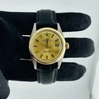 #33 Rolex 36mm Vintage Datejust Men's YG Steel Jubilee Gold Dial Watch 1601
