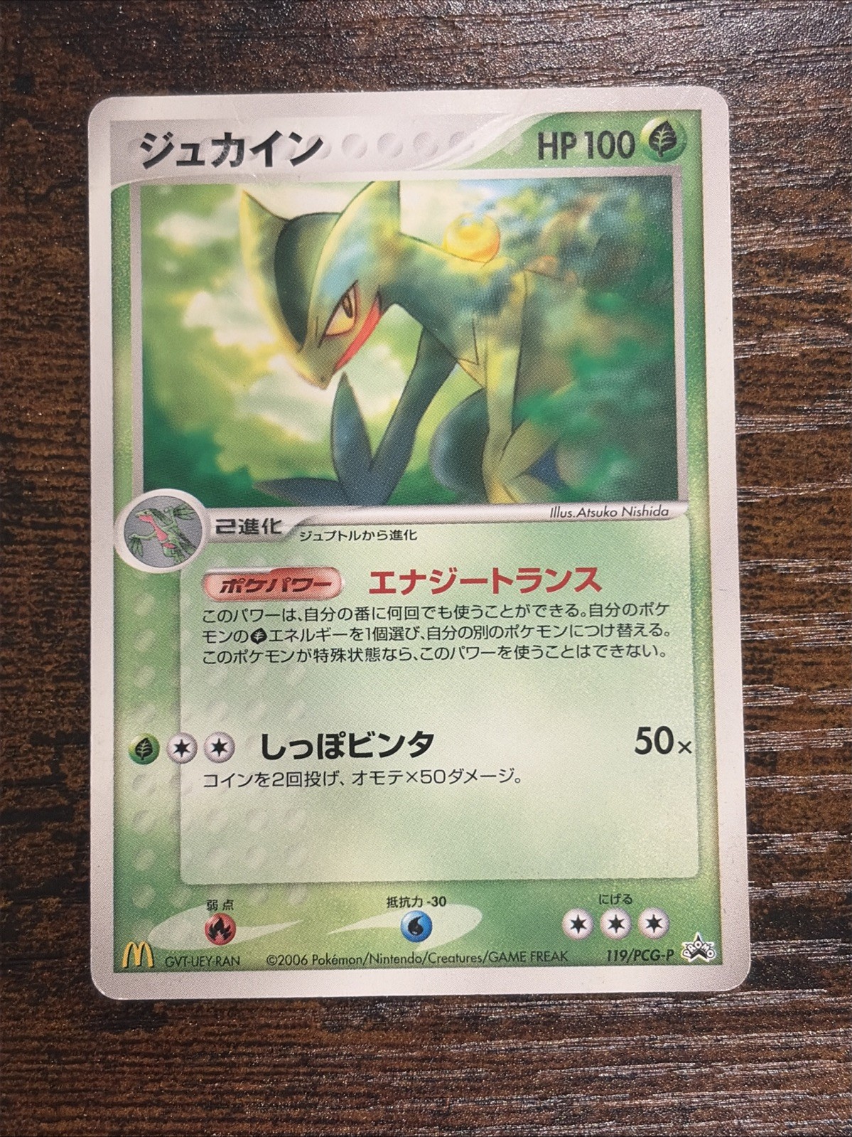 Sceptile 119/PCG-P Promo Mcdonald's 2006 Pokemon Japanese HP