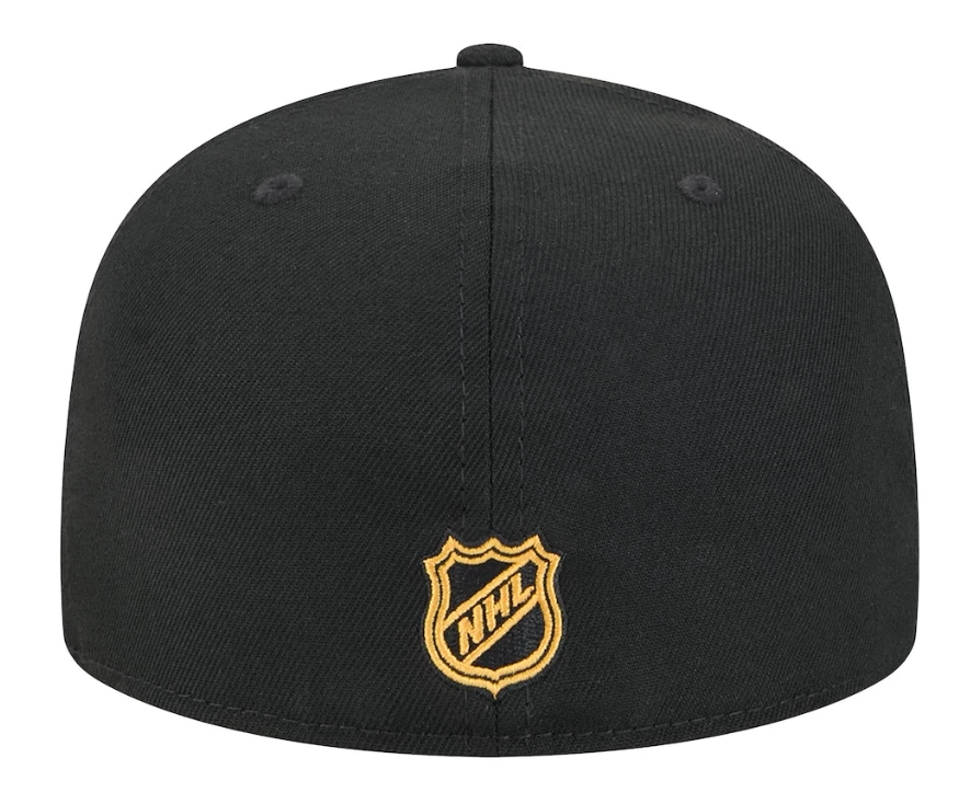 Men's Boston Bruins NHL Hockey New Era Core 59FIFTY Fitted Hat - Black - Image 4 of 4