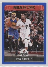 2017-18 Panini NBA Hoops Blue Evan Turner #231 1k3