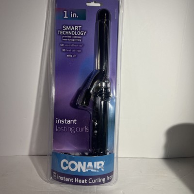 CONAIR Instant Heat Curling Iron-Smart Technology 30 Settings 1'' New in Package