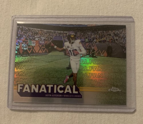 2025 Topps Chrome Justin Jefferson Base (RAW)