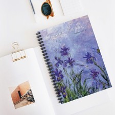 Christian Notebook, Consider the Lilies Christian Gift Journal, Matthew 6: 28-30