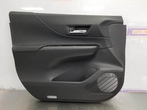22 TOYOTA VENZA LE AWD 2.5L DOOR TRIM PANEL DRIVER FRONT LEFT BLACK VYL OEM