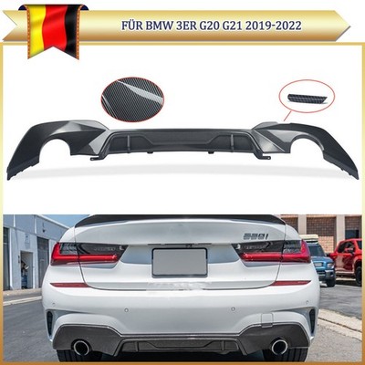 Heckdiffusor Für BMW 3er G20 G21 2019-2022 M Performance Heckansatz Carbon Look