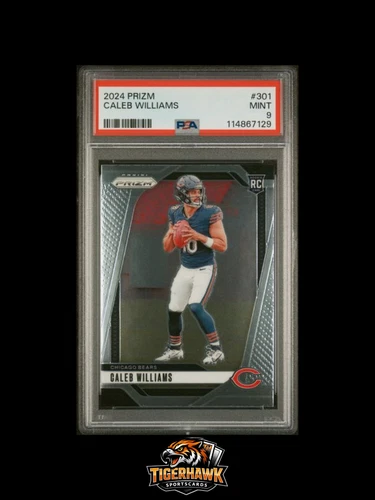 2024 Panini Prizm CALEB WILLIAMS #301 Rookie RC -- PSA 9