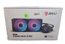 MSI Mag Coreliquid 240R V2 Liquid CPU Cooler Black RGB Light