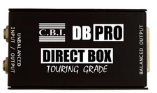 4 Pack CBI Direct Box 1/4" Input Direct 1/4" Out Male XLR Iso Output Passive