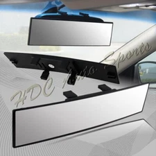 300mm Wide Curve Convex Interior Clip On Panoramic Rear View Mirror Universal