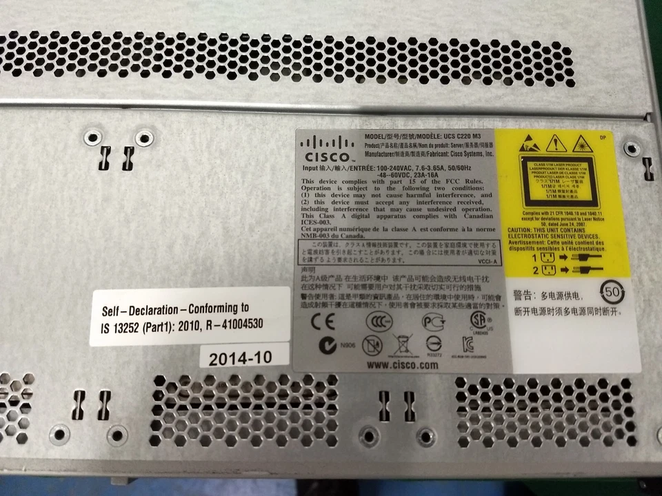 Cisco UCS C220 M3 2x Intel Xeon E5-2609 2.40 GHz 32 GB RAM UCSC-C220-M3SBE - Image 4 of 4