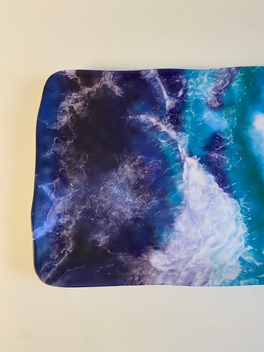 Tommy Bahama Beach Serving Platter Tray Melamine Indoor Outdoor NEW Colorful - Picture 4 of 8