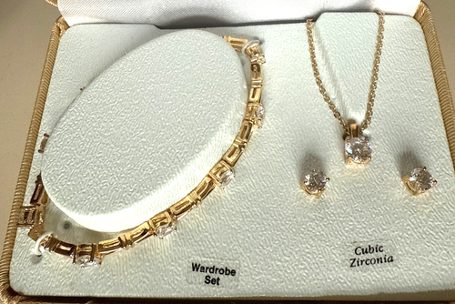 New Social Gallery Jewelry Set-Necklace/Bracelet/A Pair Earring - Choice Style - Picture 3 of 5