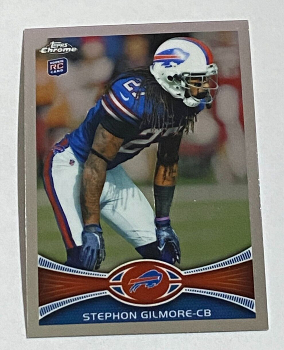2012 Topps Chrome Rookie Card #26 Stephon Gilmore Buffalo Bills