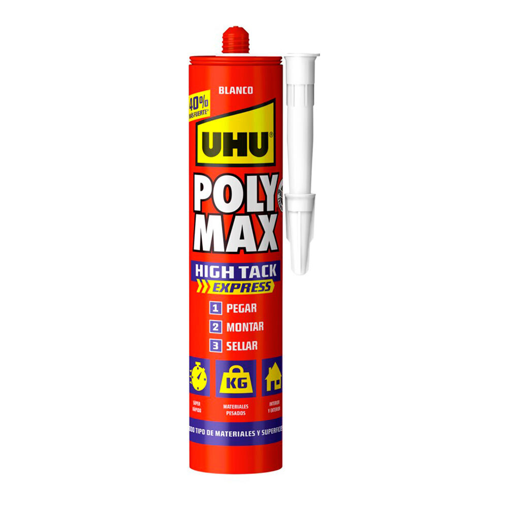 E3/95700 UHU Poly Max High Tack Express Bianco 40% 440G Ref. 7000131