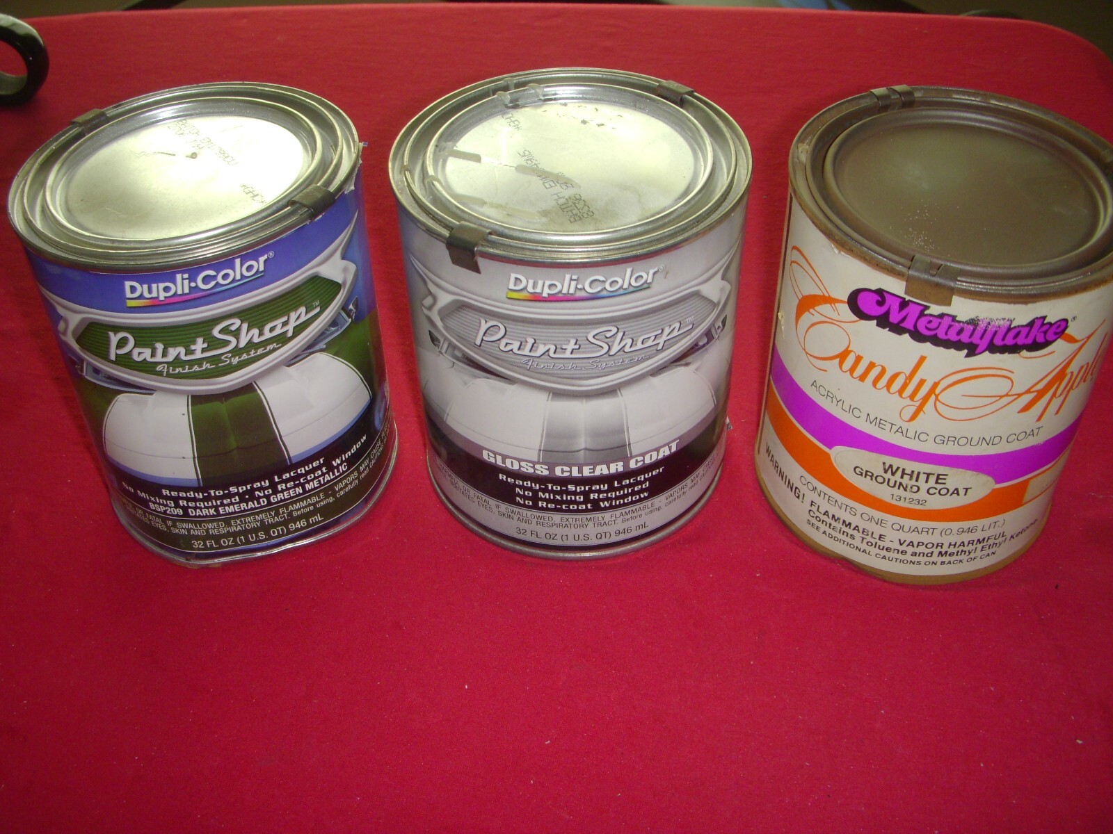 DUPLICOLOR CANDY APPLE PAINT QUARTS LAQUER eBay