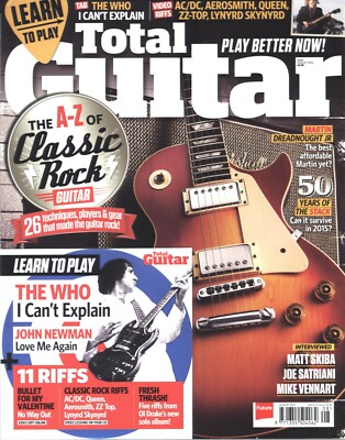 TOTAL GUITAR MAGAZINE - August 2015 - Red Hot Chilli Peppers, Metallica