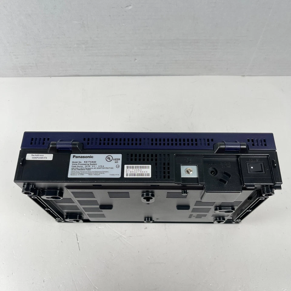 PANASONIC KX-TVA50 VOICE MAIL UNIT Missing Power Adapter - Image 4 of 4
