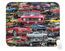 Custom Mouse Pad Personalized Photo Office Desk Mat Classic Vintage Cars
