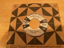 Billy Brown Meet Me in the Alley, Sally 45 Single PROMO 1st Issue Columbia 1958