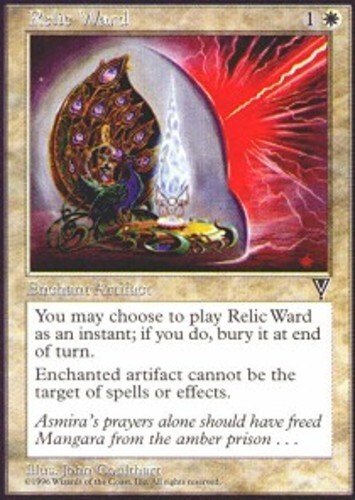 MTG magic cards 2x Relic Ward Visions Light Play, English - Picture 1 of 1
