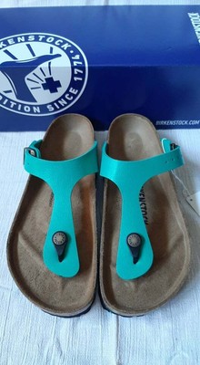 teal birkenstock gizeh