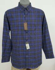 Daniel Cremieux Signature Slim Blue Plaid L/S Men's Shirt NWT 89.50 XL XXL