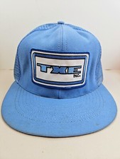Vintage USA MADE TXE Inc Patch Texas Trucker Hat Snapback Dad Cap