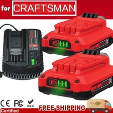 1/2PACK For Craftsman V20 20 Volt MAX Li-ion Battery CMCB204 CMCB202 CMCB201