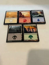 100 Basic Land Bulk Lot (20 per color) MTG Magic The Gathering Mixed Sets