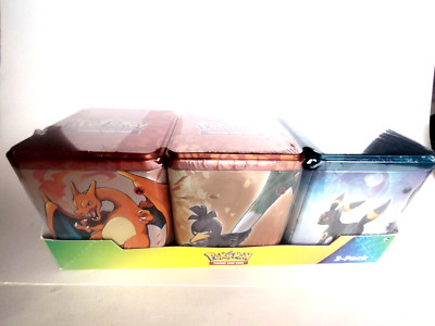 2023 Costco Pokemon TCG Stacking Up Collection Tins - Set of 3  - Sealed B