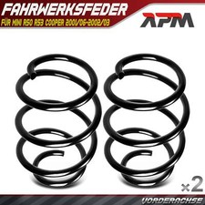2x Federn Fahrwerksfeder Vorderachse für MINI R50 R53 Cooper 2001/06-2002/03