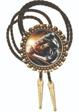 Racing Motorcycles Bolo Tie Men's Accessory Neckties Men Wear Gift for Dad