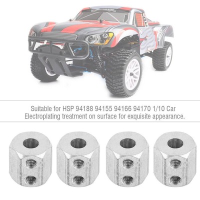 4pcs Metal 08065 Wheel Hex for HSP 94188 94155 94166 94170 1/10 Remote Control