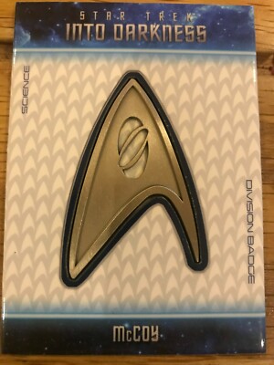 STAR TREK MOVIES 2014: INTO DARKNESS: BADGE CARD: SCIENCE - McCOY