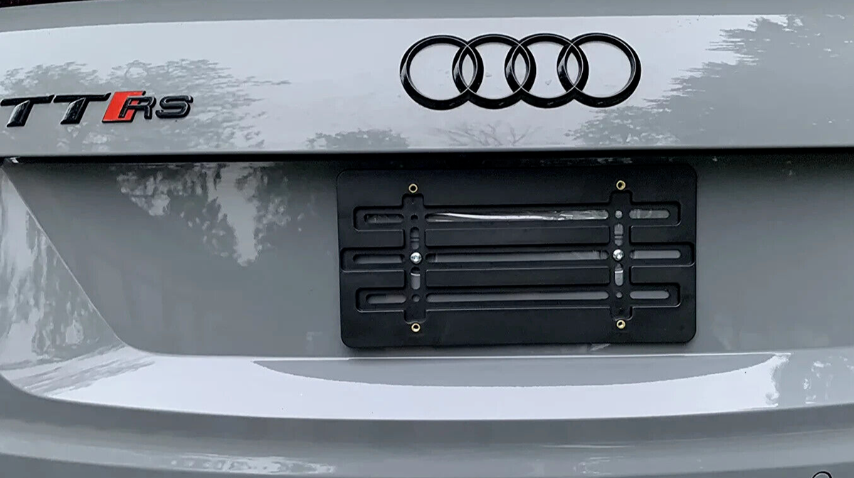 Rear License Plate Tag Mount Bracket For AUDI Q8 SQ8 Q8 E-tron 2019 - Foto 14