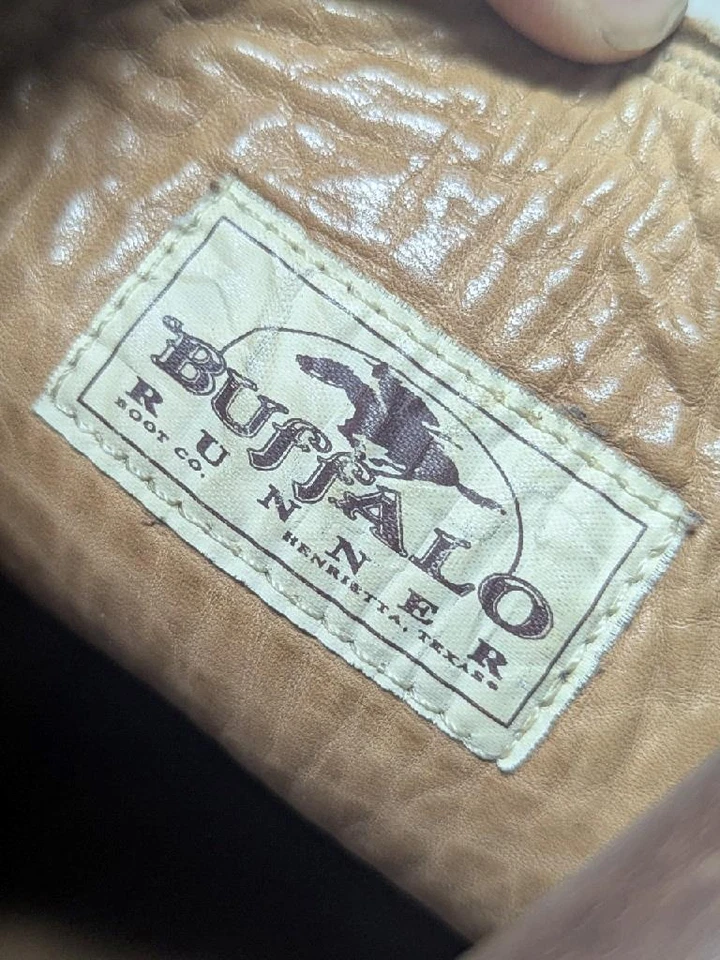 23» винтажный США BUFFALO RUNNER ручной работы ботинки 14 колена ковбойский вестерн - Изображение 4 из 4