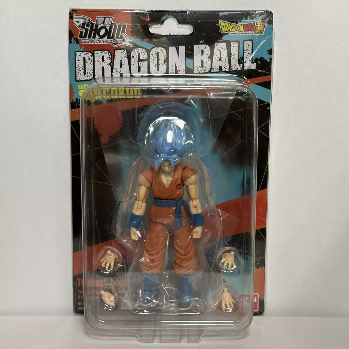 Goku Super Saiyan God Red Deus Sh Figuarts Bandai Boneco Dbz