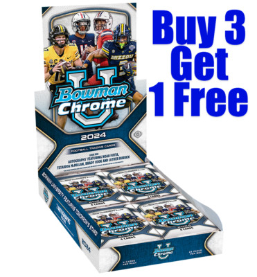 2024 Bowman Chrome University Football  - 1st cards *Buy 3 get 1 free*