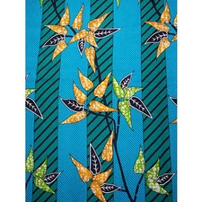 African Vines Print Fabric 2 yards