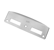 Pella Center Latch & Deadbolt Strike Plate for Multipoint Lock - Satin Nickel