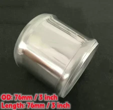 76mm 3" Aluminum Hose Adapter Tube Joiner Pipe Coupler Turbo Connector L=76mm