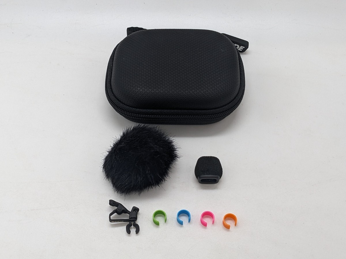 Case/clip/windshield/coloured ID ring ONLY Rode Lavalier II lapel