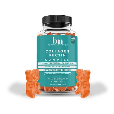 Collagen Pectin Gummies with Biotin for skin - Collagen Peptides for Women & Men