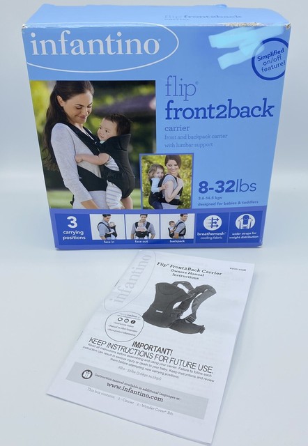infantino flip front2back carrier instructions