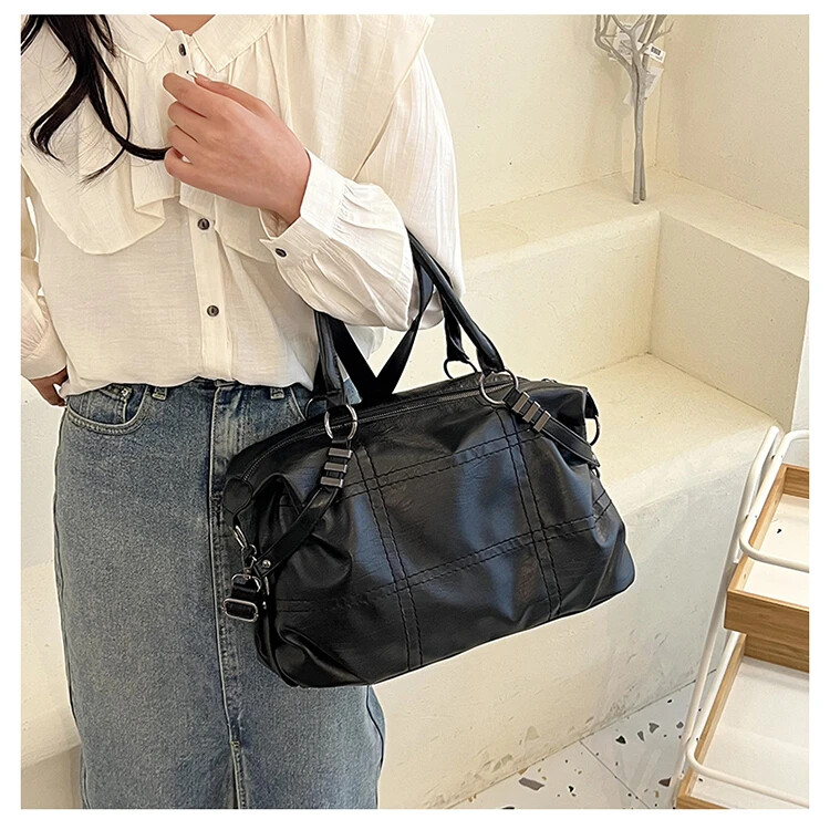 Wine Red Handbag Women Ladies Armpit Shoulder Bags Pattern Female