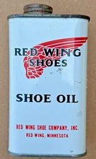 Vintage Bottle Red Wing Shoes Shoe Oil 8fl oz