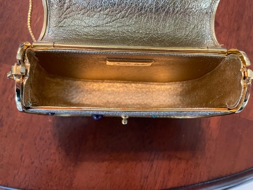 Cartera de noche de cristal Judith Lieber con cabajones - Imagen 9 de 10